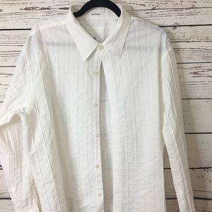Bke slim fit shirt size xl white